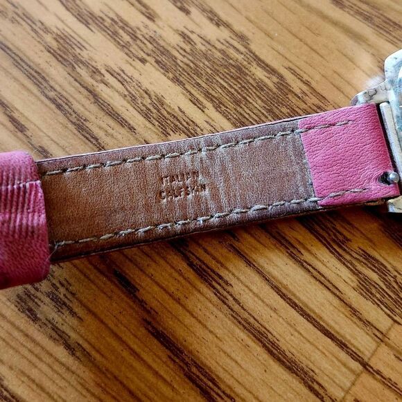 BRIGHTON "Orchard" Leather And Silver Watch GARDEN GIRL! - Picture 7 of 12